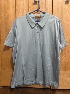 Tasso Elba Men's Polo in Light Blue